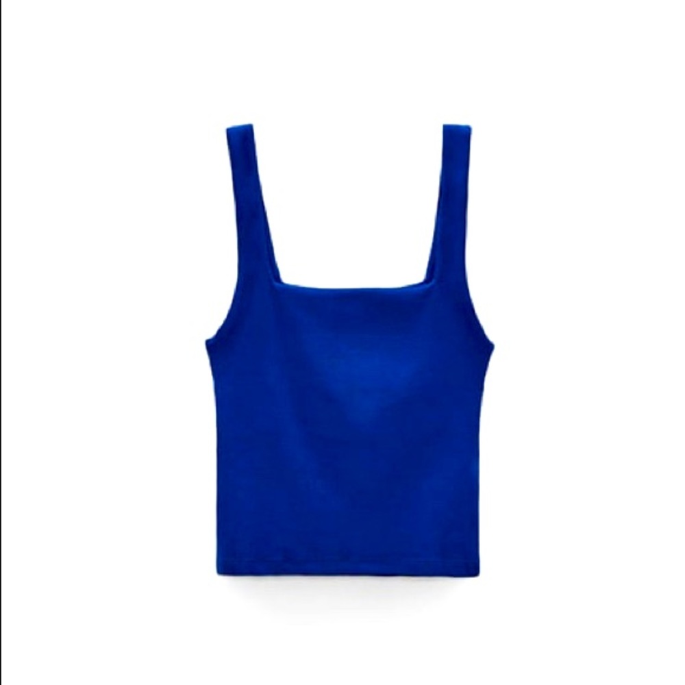 Zara square neck top